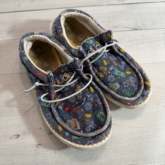 Hey Dude Wally youth robot print‎ kids size 1 - Picture 1 of 8